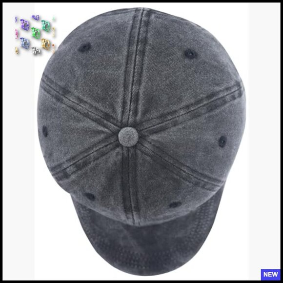 Embroidered Pickleball Baseball Cap Adjustable Back Buckle Sporty Casual Hat main image 4